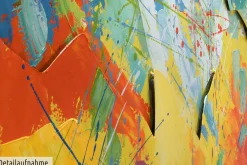 Metallbild 3D 'Rise to the Sky' 144x44x4cm