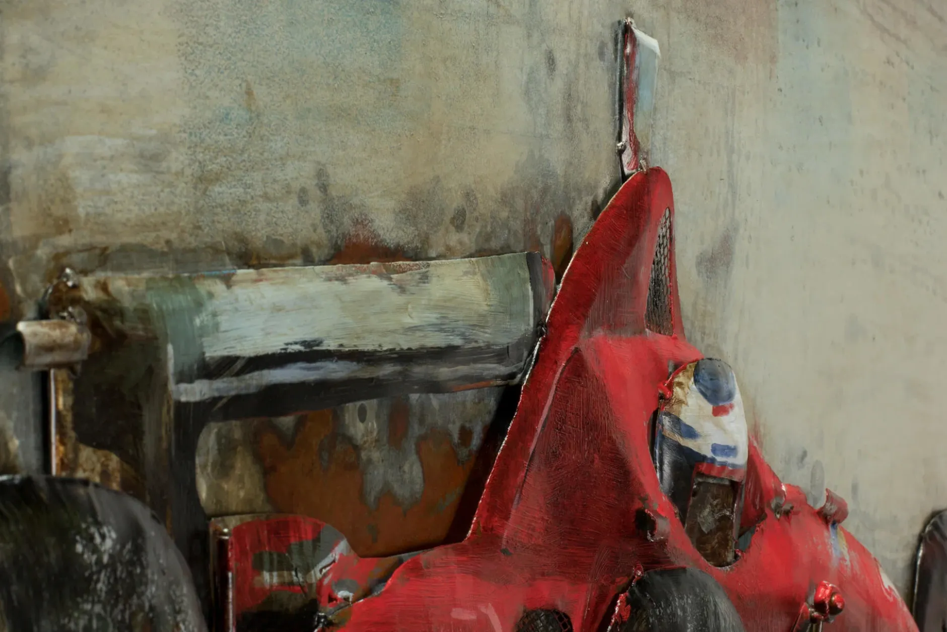 Metallbild 3D 'Schnell wie Blitze' 120x60x5,5cm