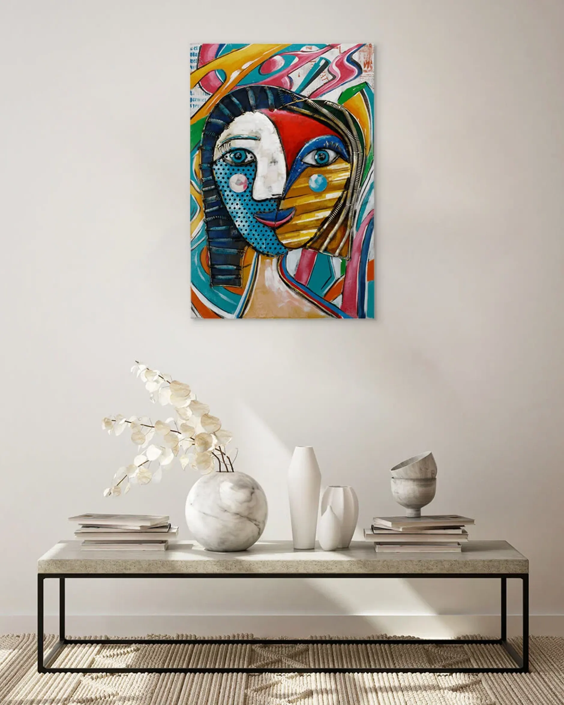 Metallbild 3D 'Self Love' 60x90x5cm
