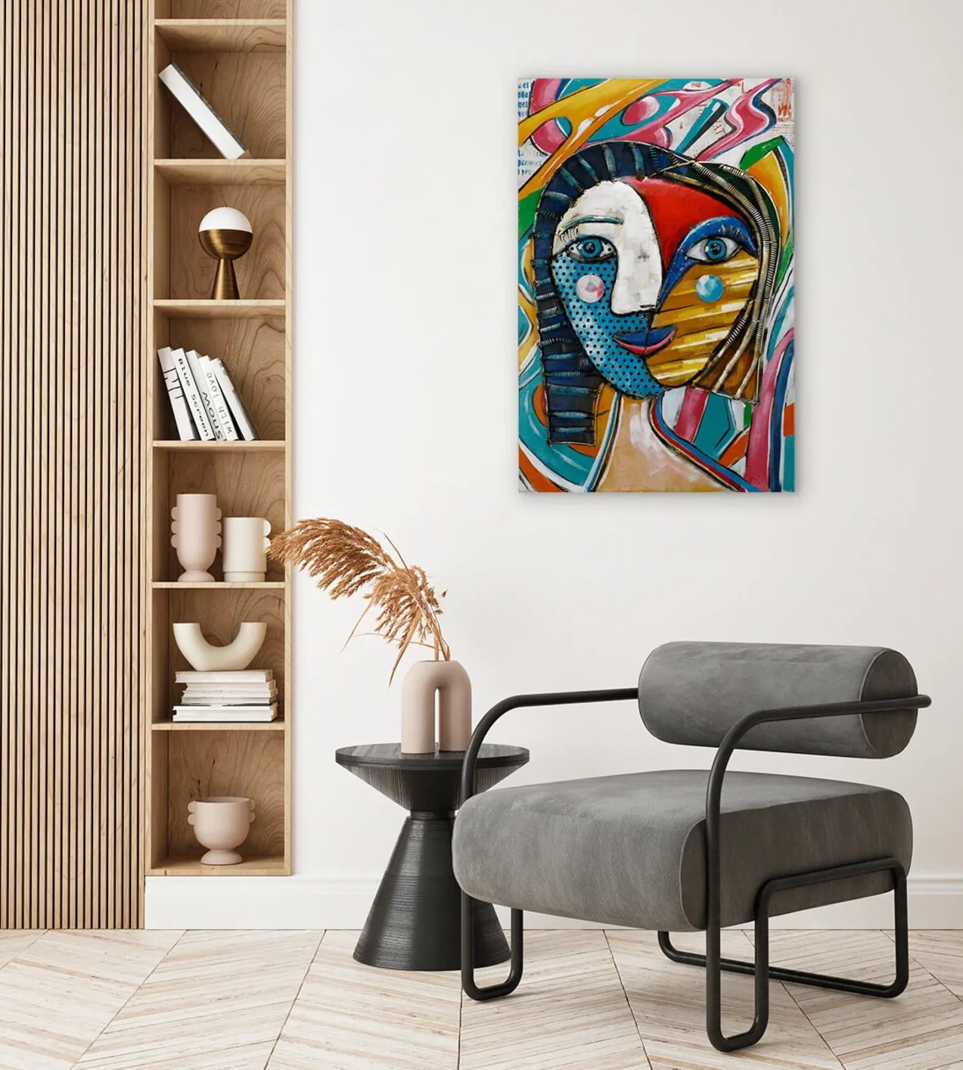Metallbild 3D 'Self Love' 60x90x5cm