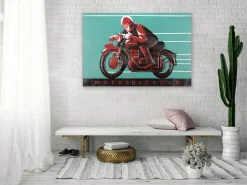 Metallbild 3D 'Um die Wette' 120x80x6cm