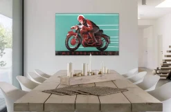 Metallbild 3D 'Um die Wette' 120x80x6cm