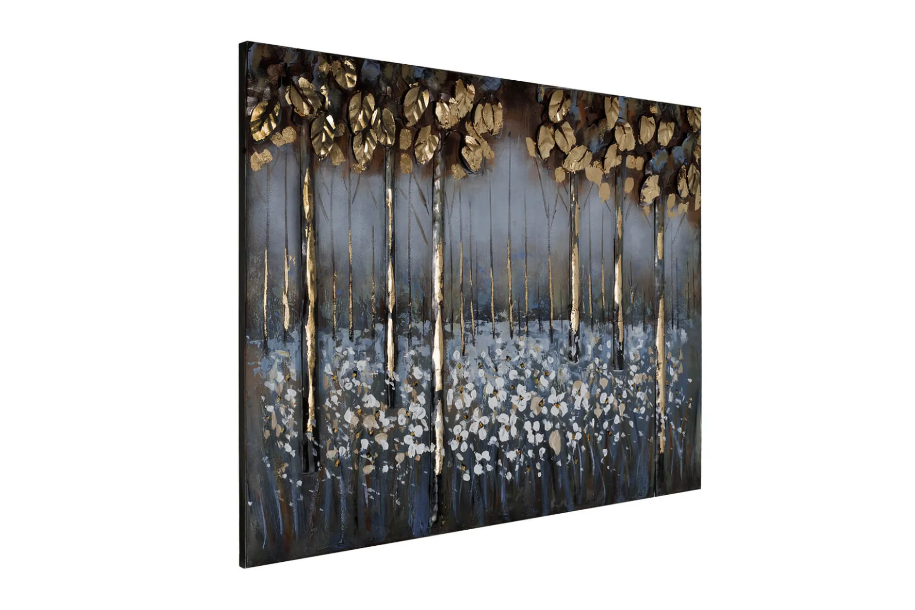 Metallbild 3D 'Waldgeflüster' 100x70x4cm
