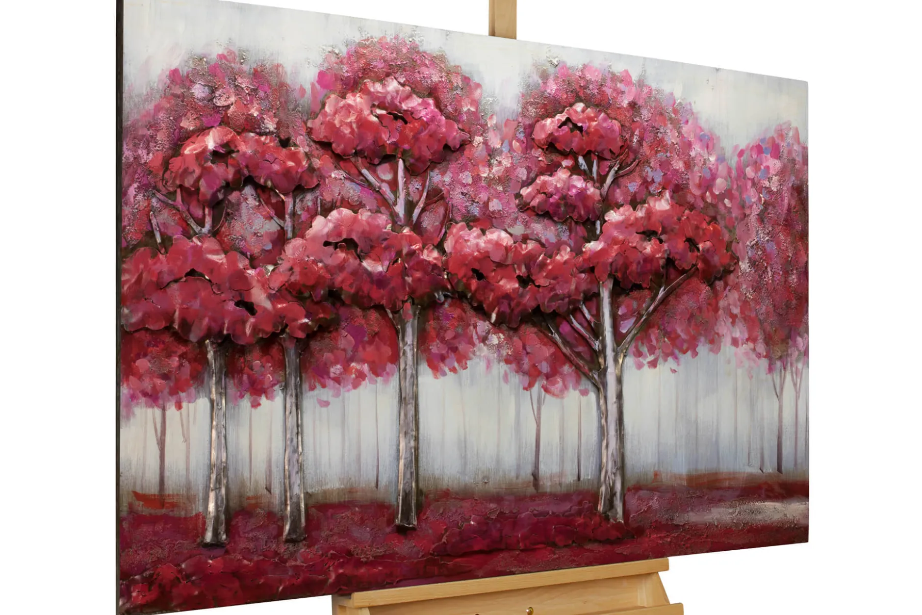 Metallbild 3D 'Waldharmonie' 100x70x5cm