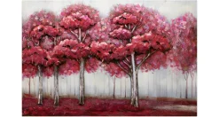 Metallbild 3D 'Waldharmonie' 100x70x5cm