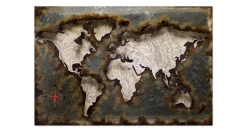 Metallbild 3D 'We Stay United' 60x40x4cm