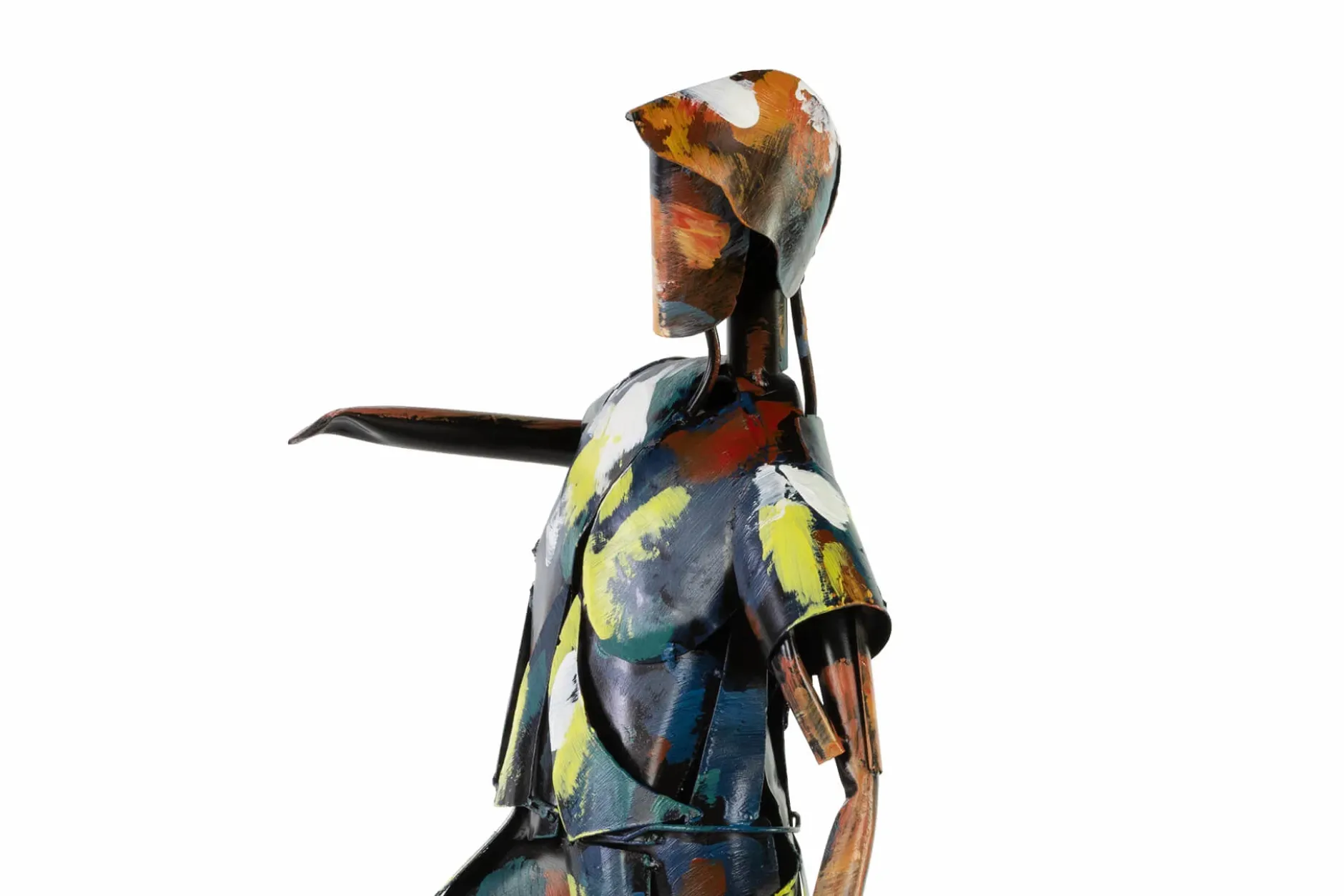 Metall Skulptur 'Der richtige Moment' 60x60x35cm