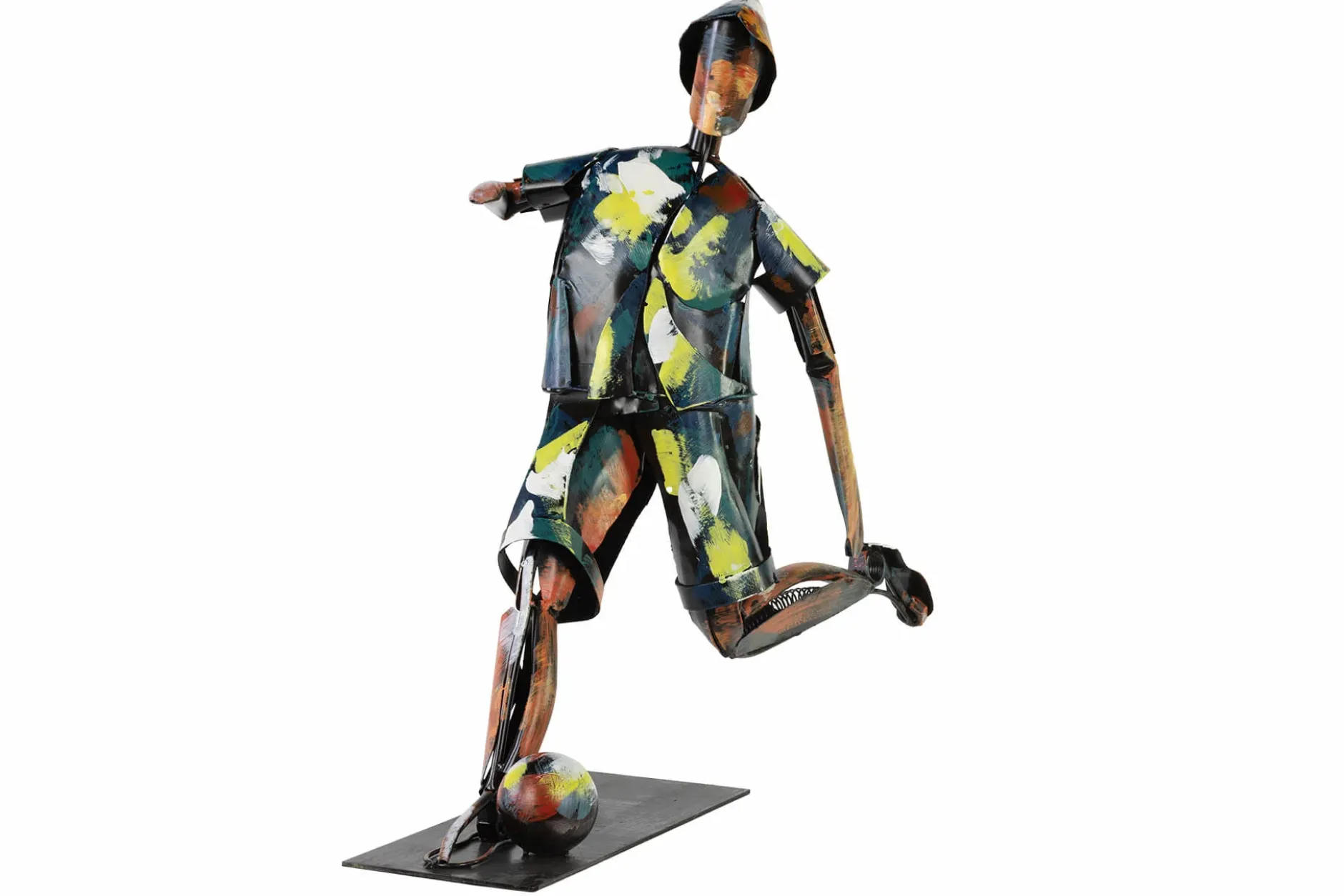 Metall Skulptur 'Der richtige Moment' 60x60x35cm