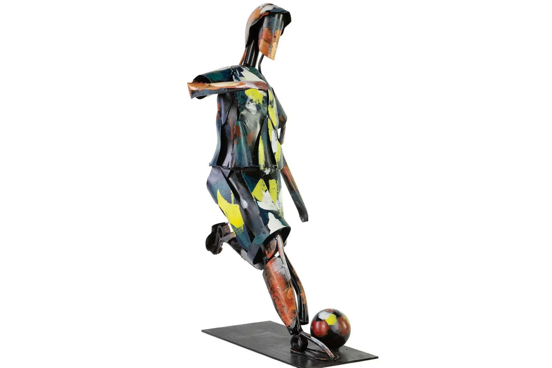 Metall Skulptur 'Der richtige Moment' 60x60x35cm