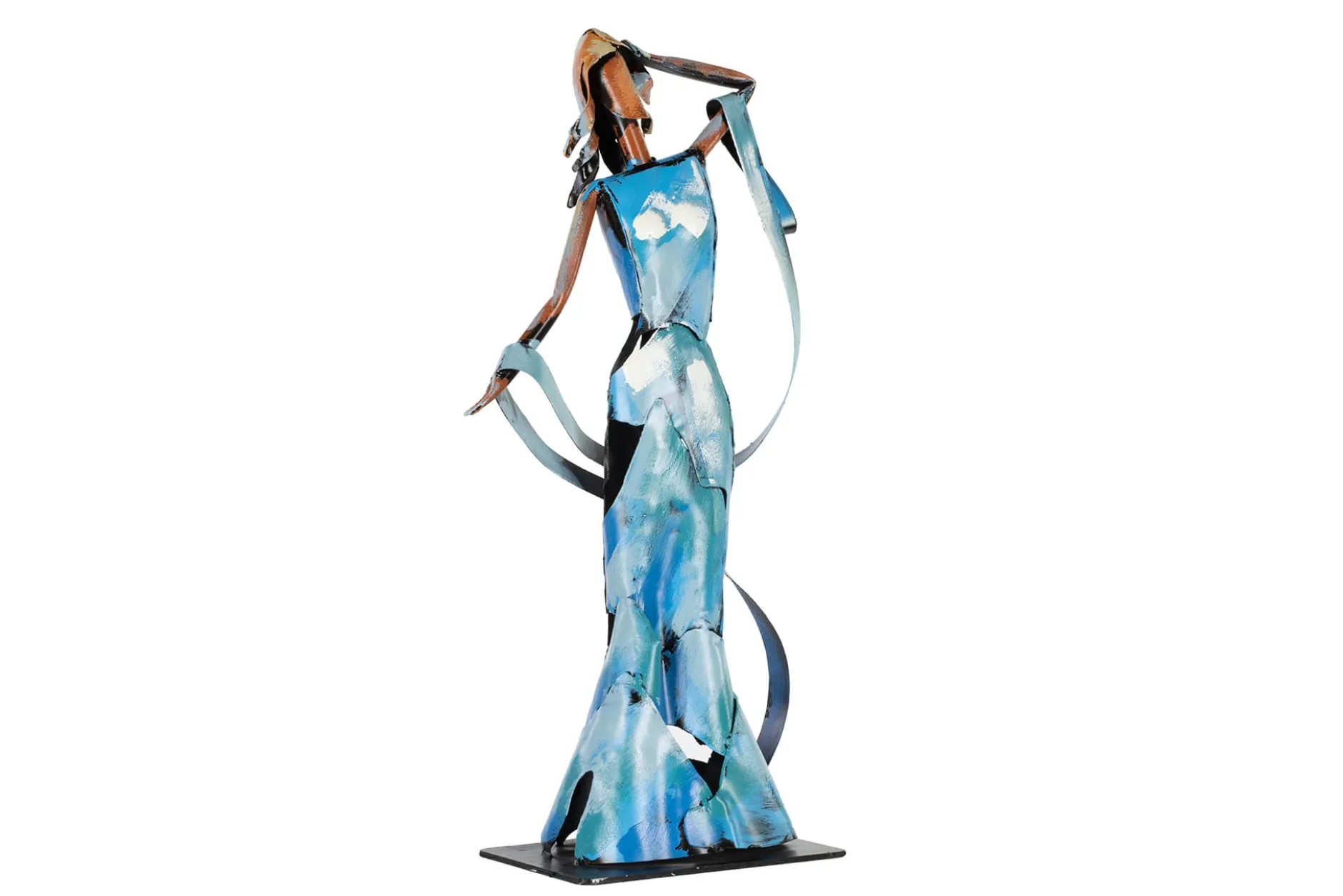 Metall Skulptur 'Goddess of the Sky' 51x23x13cm