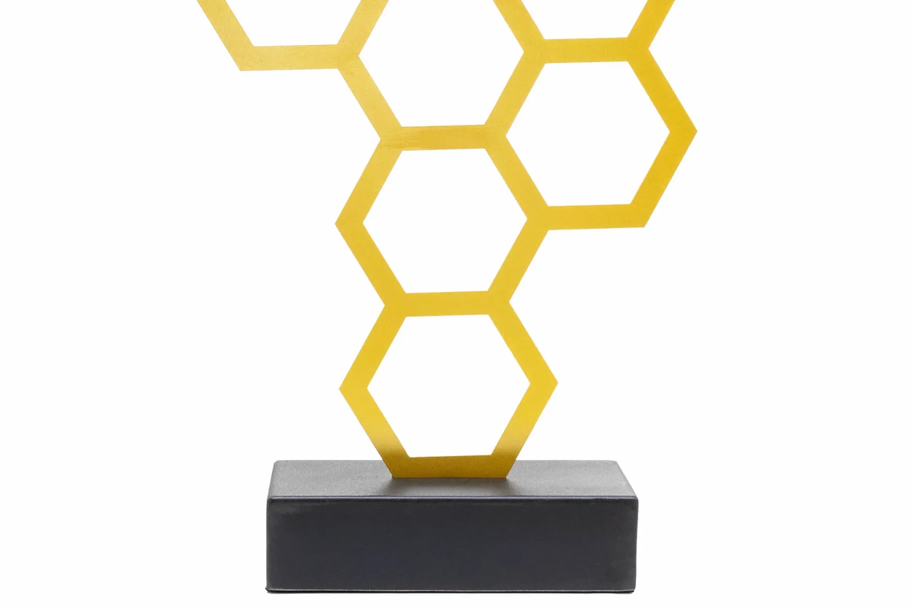 Metall Skulptur 'Goldener Honig' 53x45x11cm