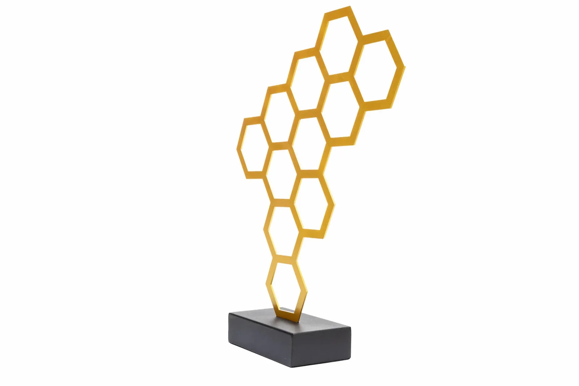 Metall Skulptur 'Goldener Honig' 53x45x11cm
