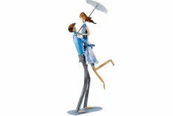 Metall Skulptur 'Joyful Reunion' 70x30x16cm