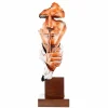 Metall Skulptur 'Keeper of Mystery' 70x20x20cm