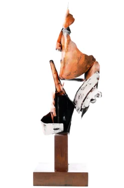 Metall Skulptur 'Keeper of Mystery' 70x20x20cm