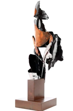 Metall Skulptur 'Keeper of Mystery' 70x20x20cm