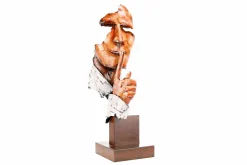 Metall Skulptur 'Keeper of Mystery' 70x20x20cm