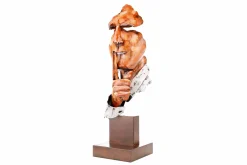 Metall Skulptur 'Keeper of Mystery' 70x20x20cm
