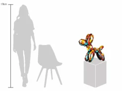 Metall Skulptur 'Man's Best Friend' 58x58x22cm