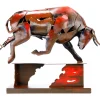 Metall Skulptur 'Power of the Bull' 39x48x12cm