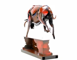 Metall Skulptur 'Power of the Bull' 39x48x12cm