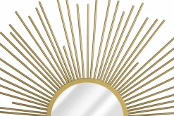 Metall Wandspiegel 'Radiant Sun' 80x80x3cm