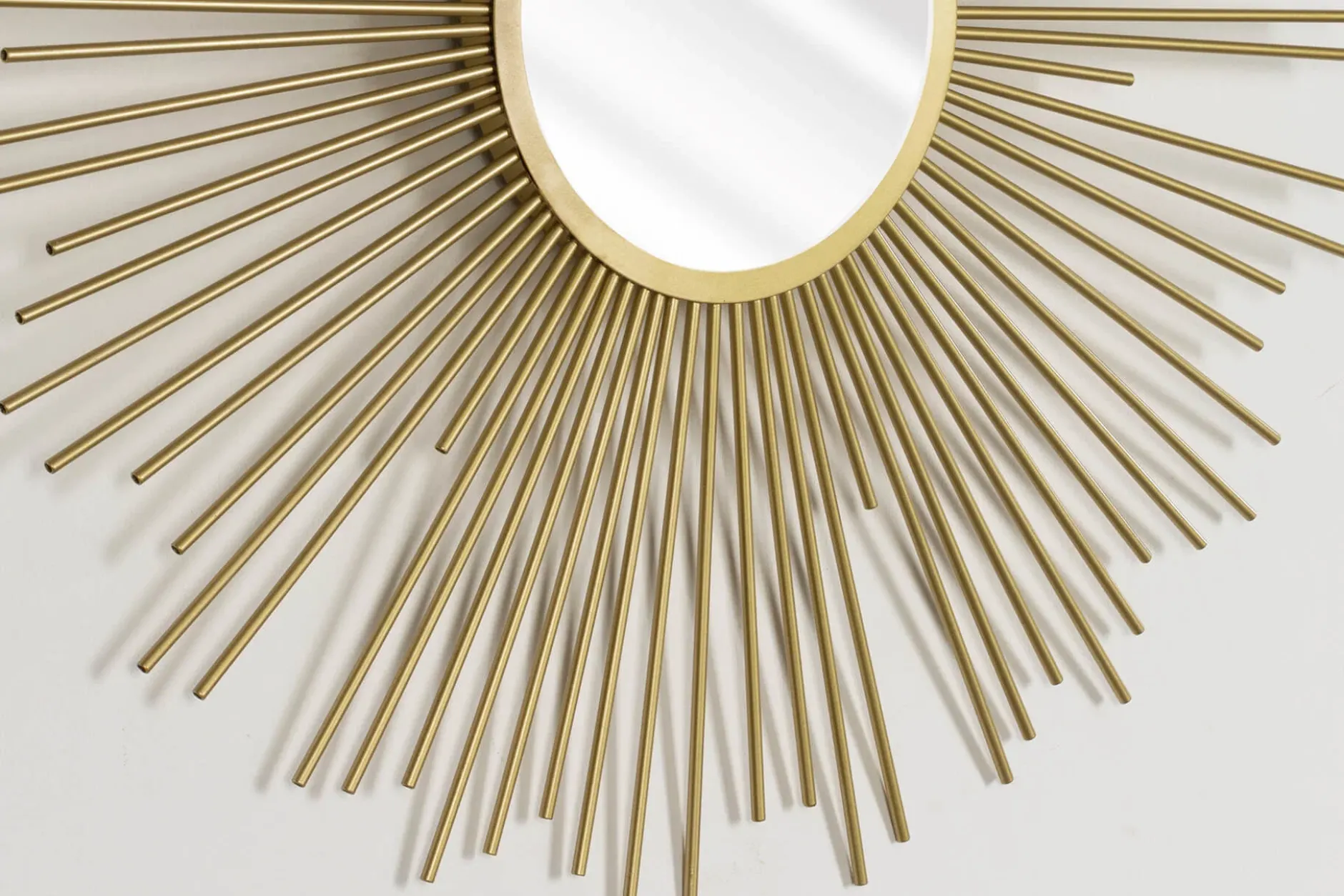 Metall Wandspiegel 'Radiant Sun' 80x80x3cm