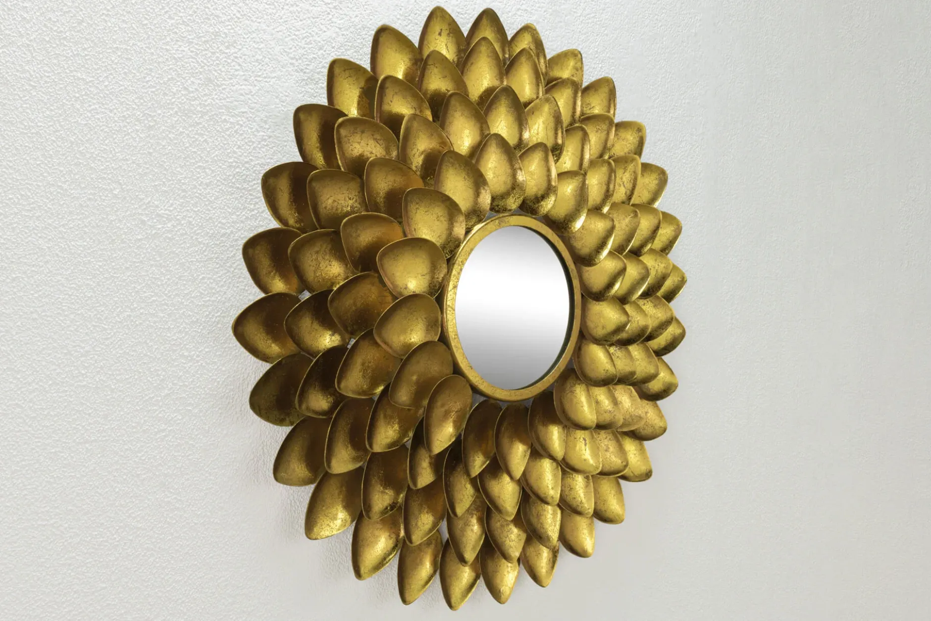 Metall Wandspiegel 'Reflexionen' 74,5x75x3,5cm