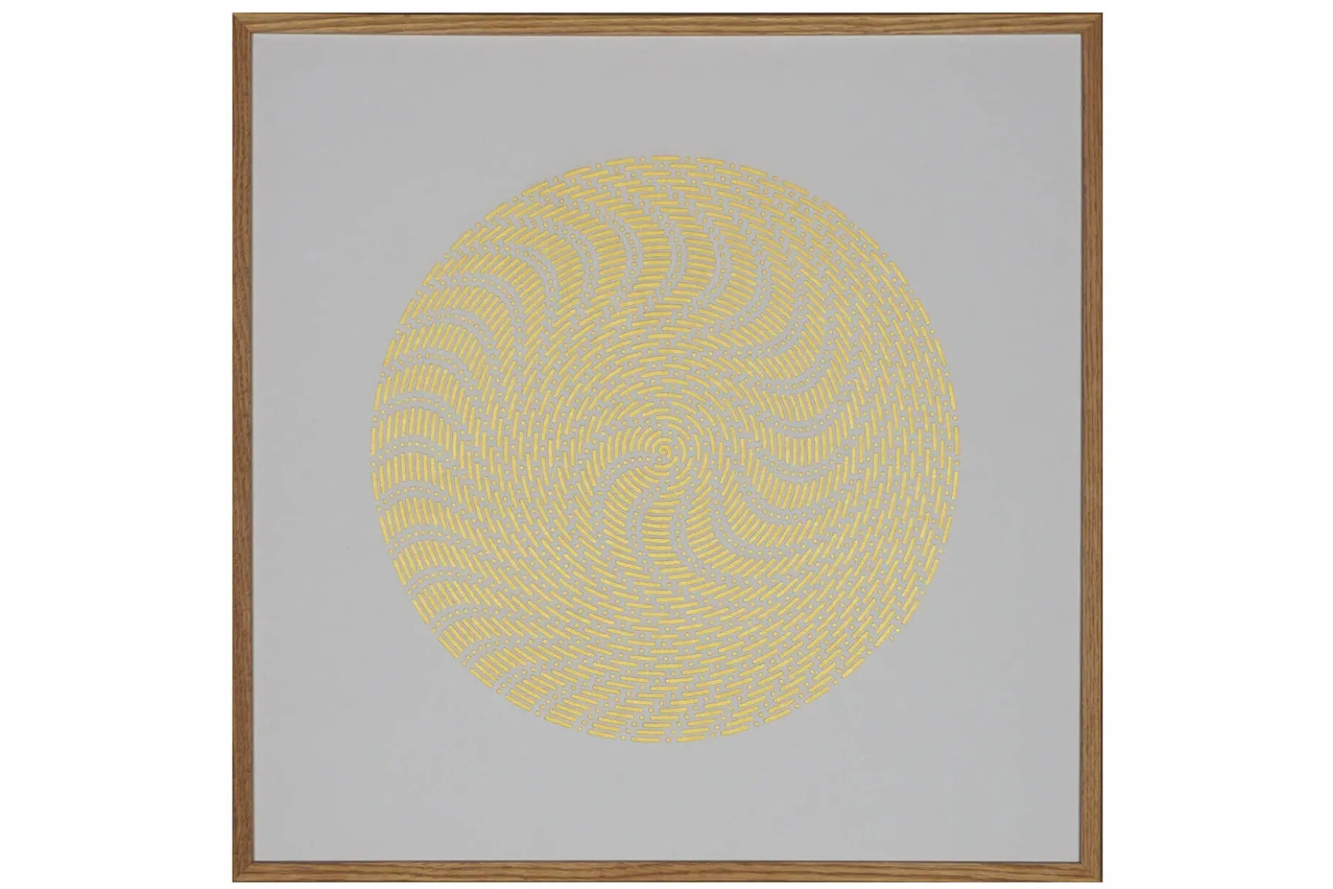 Papierkunst Wandbild 'Schneekristall' 50x50cm