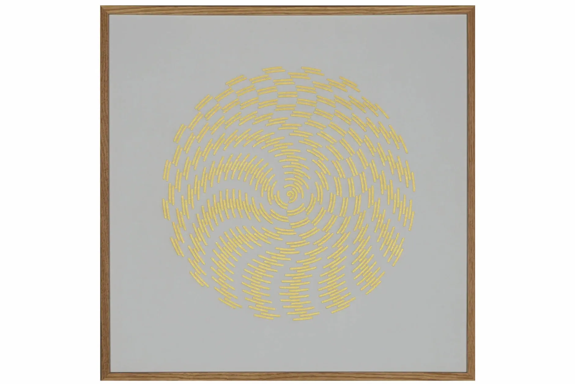 Papierkunst Wandbild 'Schneeball' 50x50cm