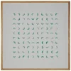 Papierkunst Wandbild 'Twisted' 50x50cm