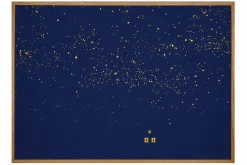 Papierkunst Wandbild 'Unter dem Sternenhimmel' 50x70cm