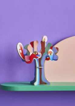 Papierskulptur 'Abstrakter Kosmischer Baum'