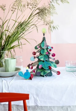 Papierskulptur 'Baum- & Vogel-Set'