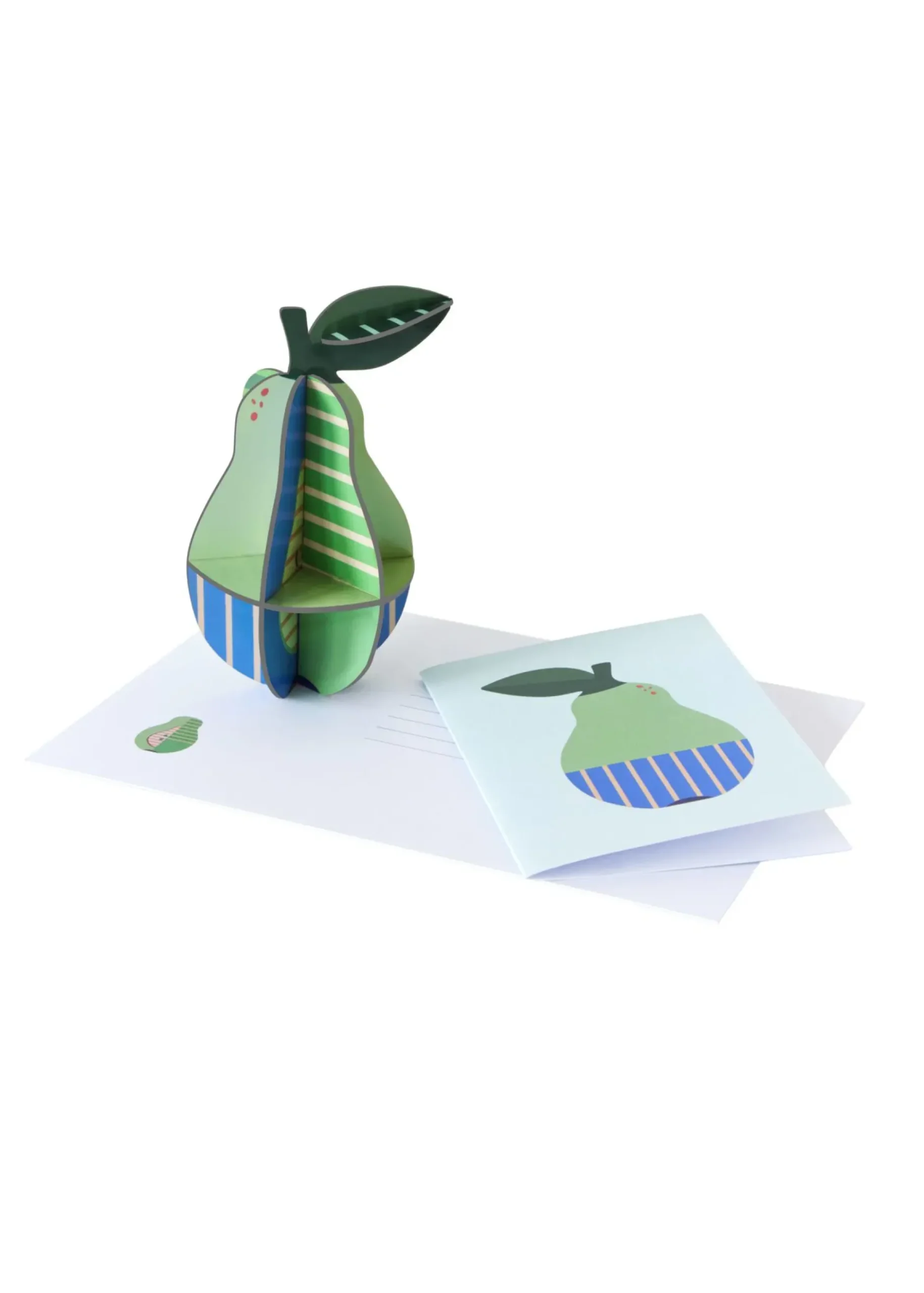 Papierskulptur 'Birnenregal'