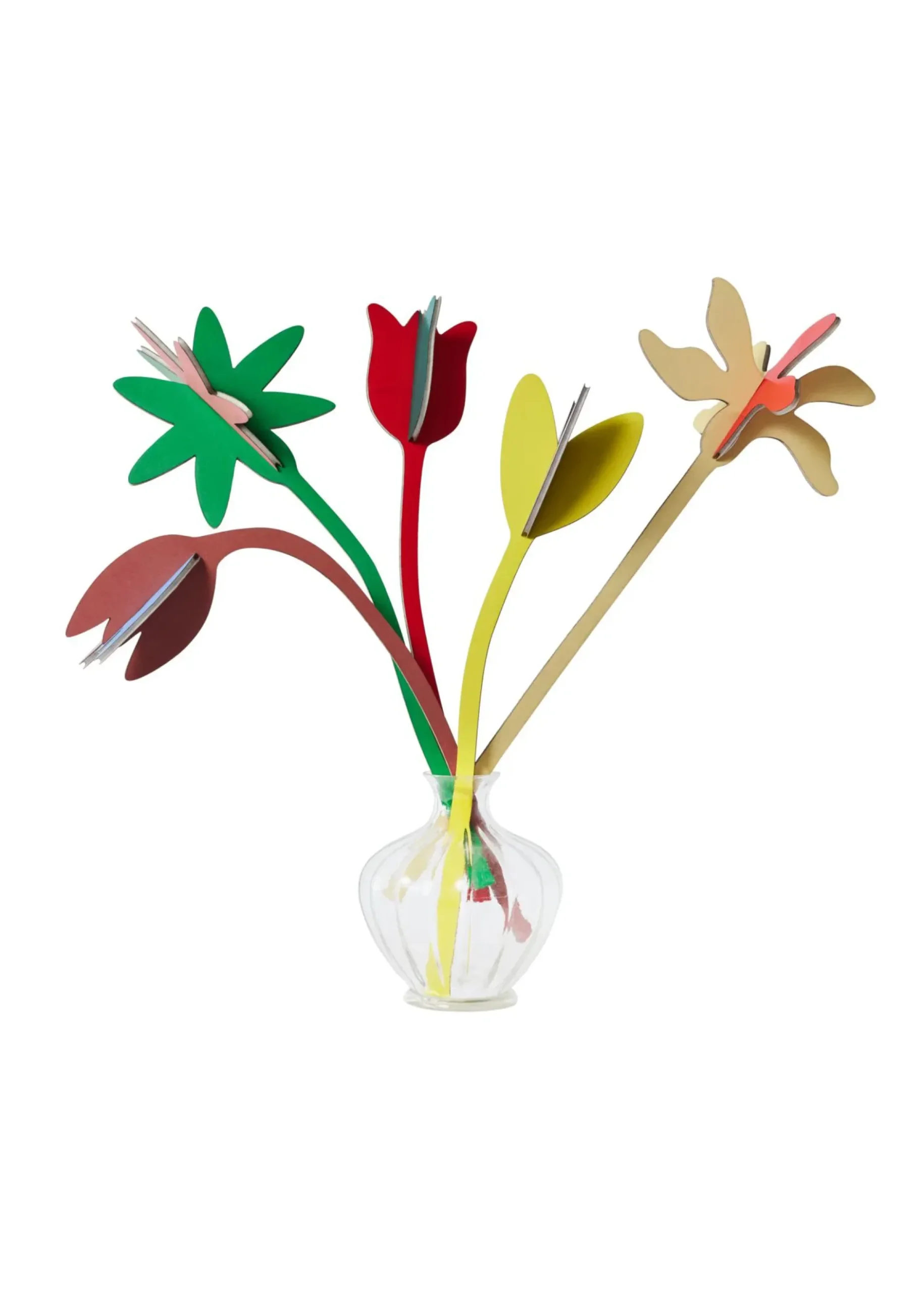 Papierskulptur 'Kräftige Blumenstiele'