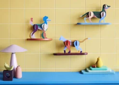 Papierskulptur 'Leuchtende Katze'
