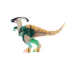 Papierskulptur 'Leuchtender Dino'