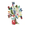 Papierskulptur 'Leuchtender Vogelbaum'