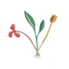 Papierskulptur 'Minimalistische Blüte'