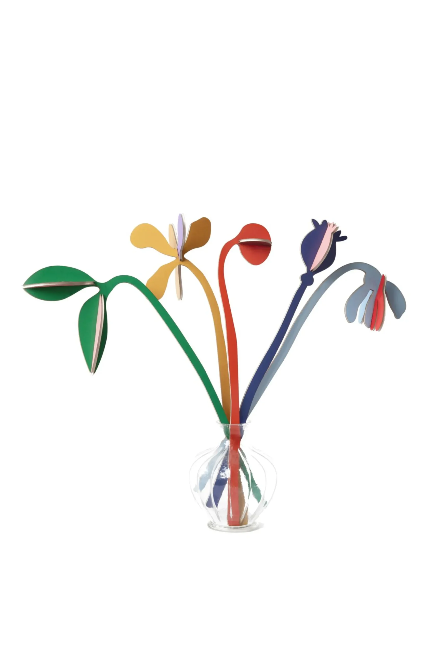Papierskulptur 'Moderne Papierblumen'