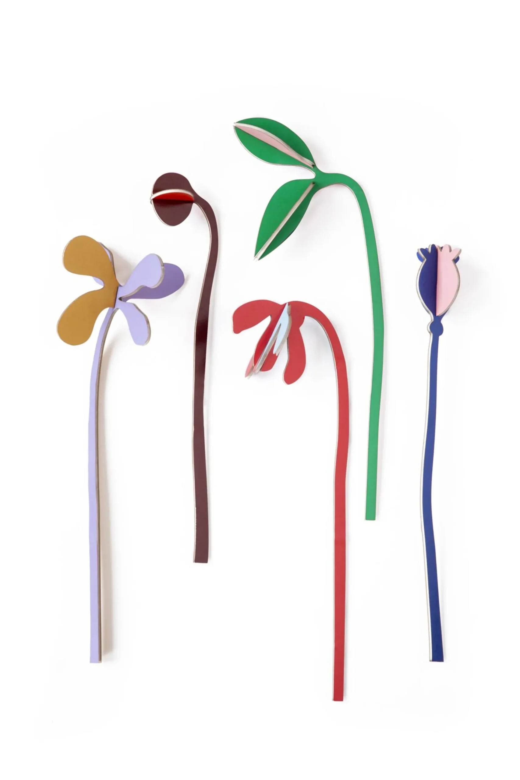 Papierskulptur 'Moderne Papierblumen'
