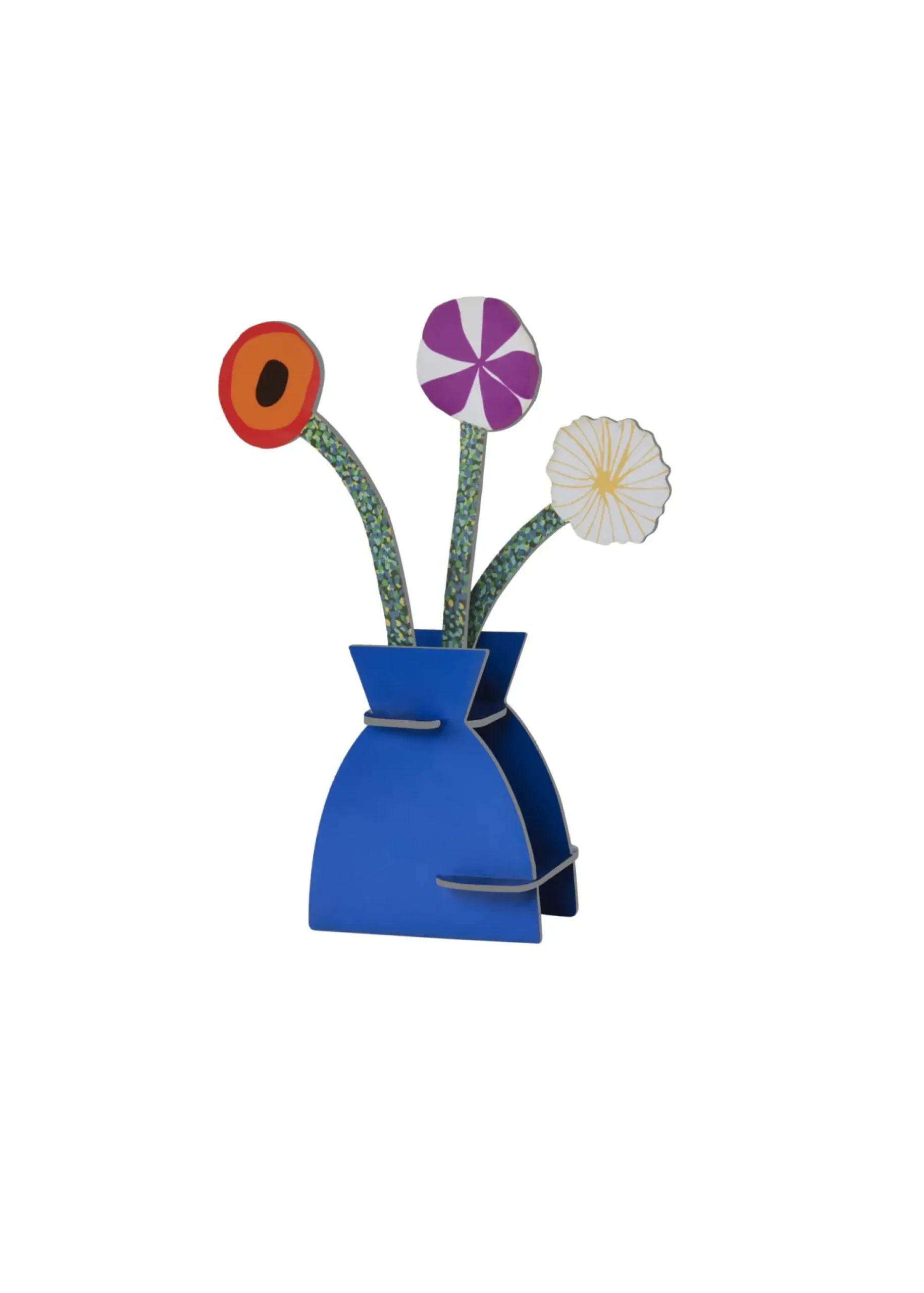 Papierskulptur 'Pop-Up Klimt-Blumen'