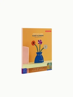Papierskulptur 'Pop-Up Klimt-Blumen'