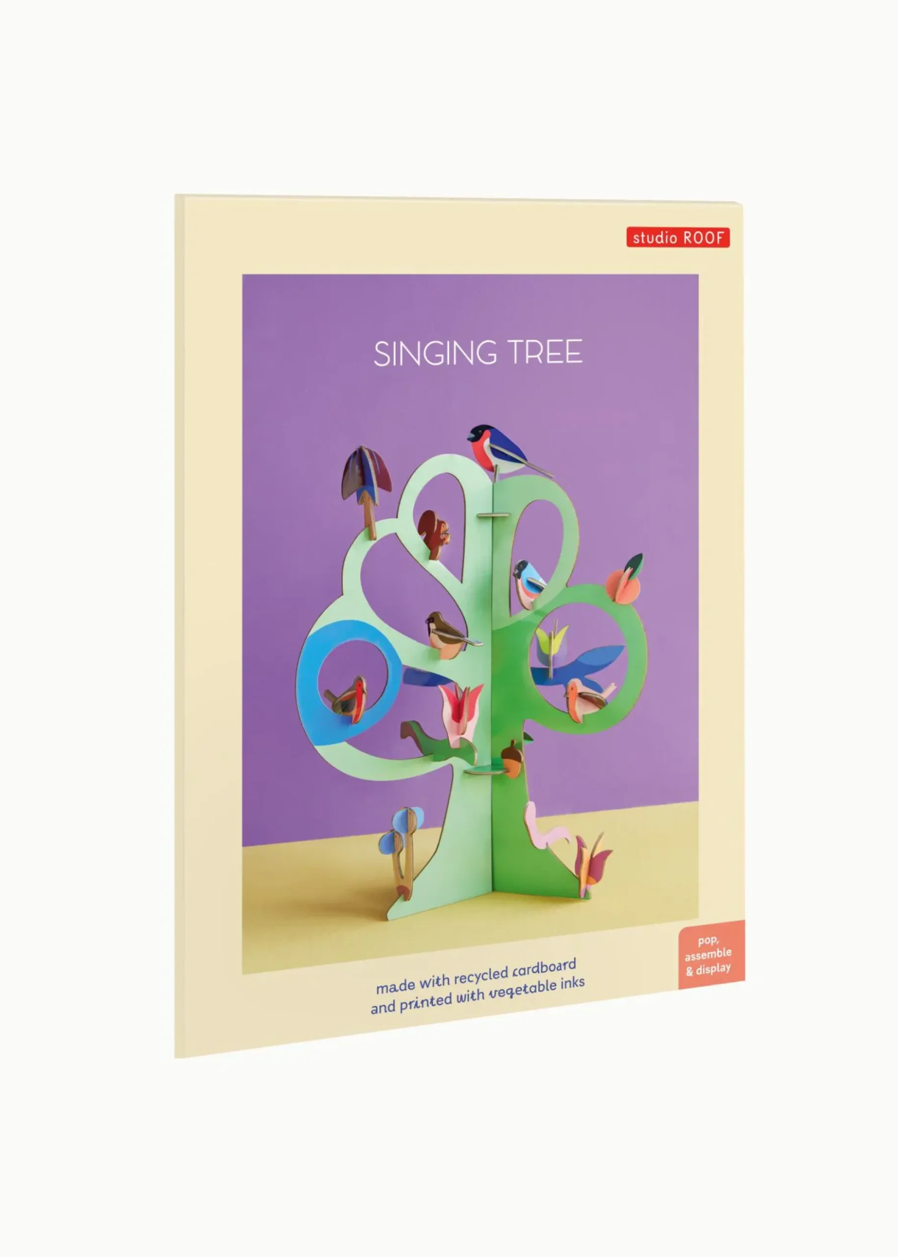 Papierskulptur 'Singing Tree'