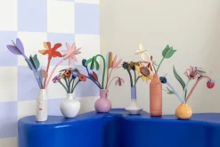 Papierskulptur 'Sonnenblumen-Trio'