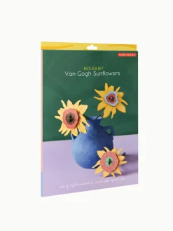Papierskulptur 'Sonnenblumen-Trio'