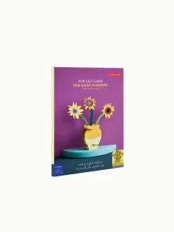 Papierskulptur 'Sonnige Sonnenblumenvase'