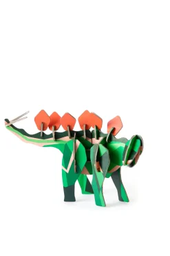 Papierskulptur 'Stachel-Dino'