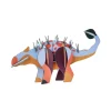 Papierskulptur 'Stacheliger Dino'
